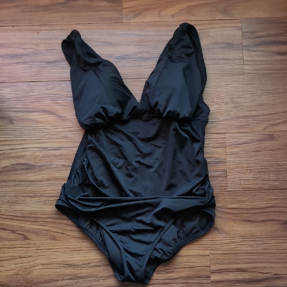 Time and Tru Black Swimsuit